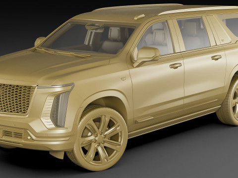 Escalade ESV SUV 2025 3D Model