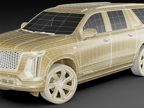 Escalade ESV SUV 2025 3D Model