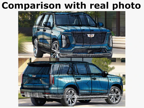 Escalade ESV SUV 2025 3D Model
