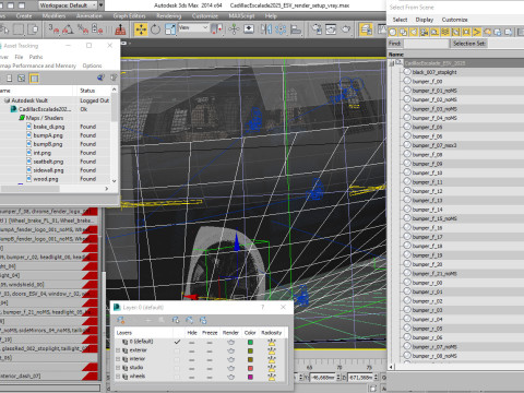 Escalade ESV SUV 2025 3D Model