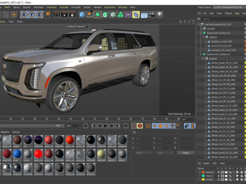 Escalade ESV SUV 2025 3D Model