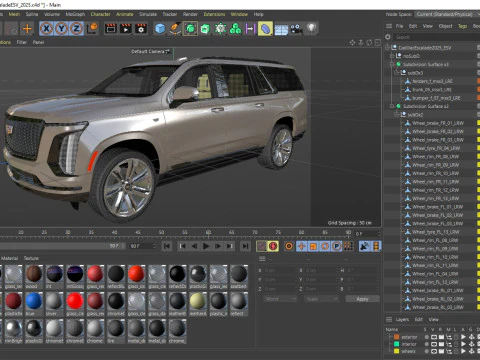 Escalade ESV SUV 2025 3D Model