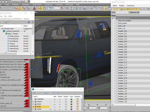 Escalade SUV 2025 3D-Modell
