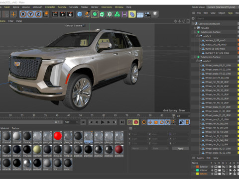 Escalade SUV 2025 3D-Modell