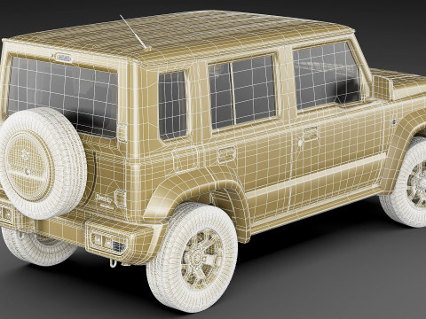 Suzuki Jimny XL 5-door 2024 3D 모델