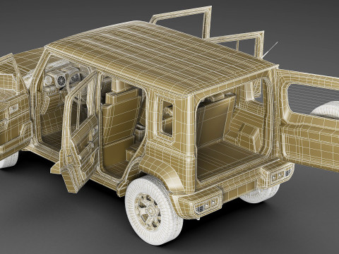 Suzuki Jimny XL 5-door 2024 3D 모델