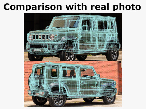 Suzuki Jimny XL 5-door 2024 3D 모델