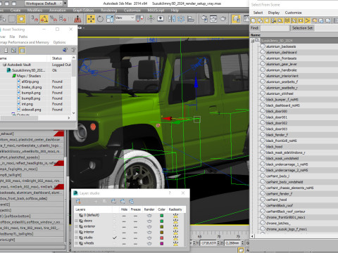 Suzuki Jimny XL 5-door 2024 3D 모델
