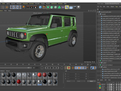 Suzuki Jimny XL 5-door 2024 3D 모델