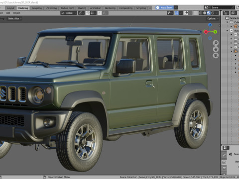 Suzuki Jimny XL 5-door 2024 3D 모델