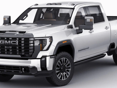 Pick-up Sierra Denali 2500HD Ultimate 2024 Modèle 3D