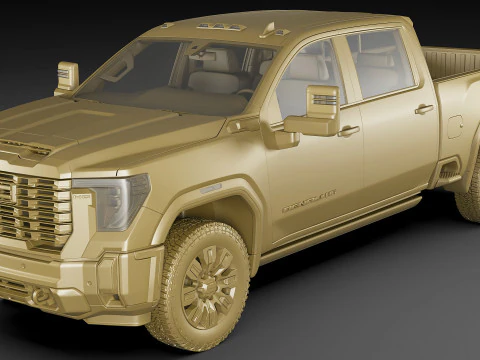 Pick-up Sierra Denali 2500HD Ultimate 2024 Modèle 3D