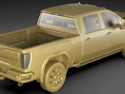 Pick-up Sierra Denali 2500HD Ultimate 2024 Modèle 3D