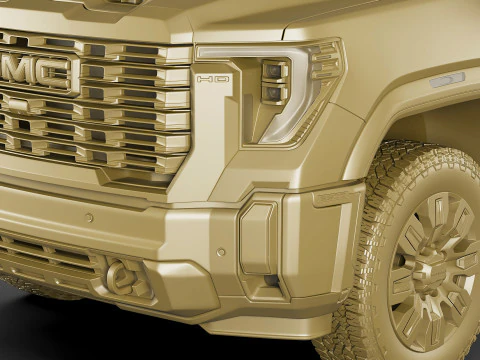 Pick-up Sierra Denali 2500HD Ultimate 2024 Modèle 3D