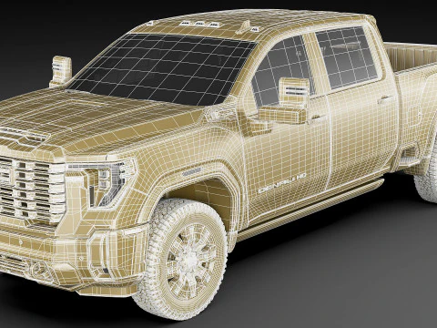 Pick-up Sierra Denali 2500HD Ultimate 2024 Modèle 3D