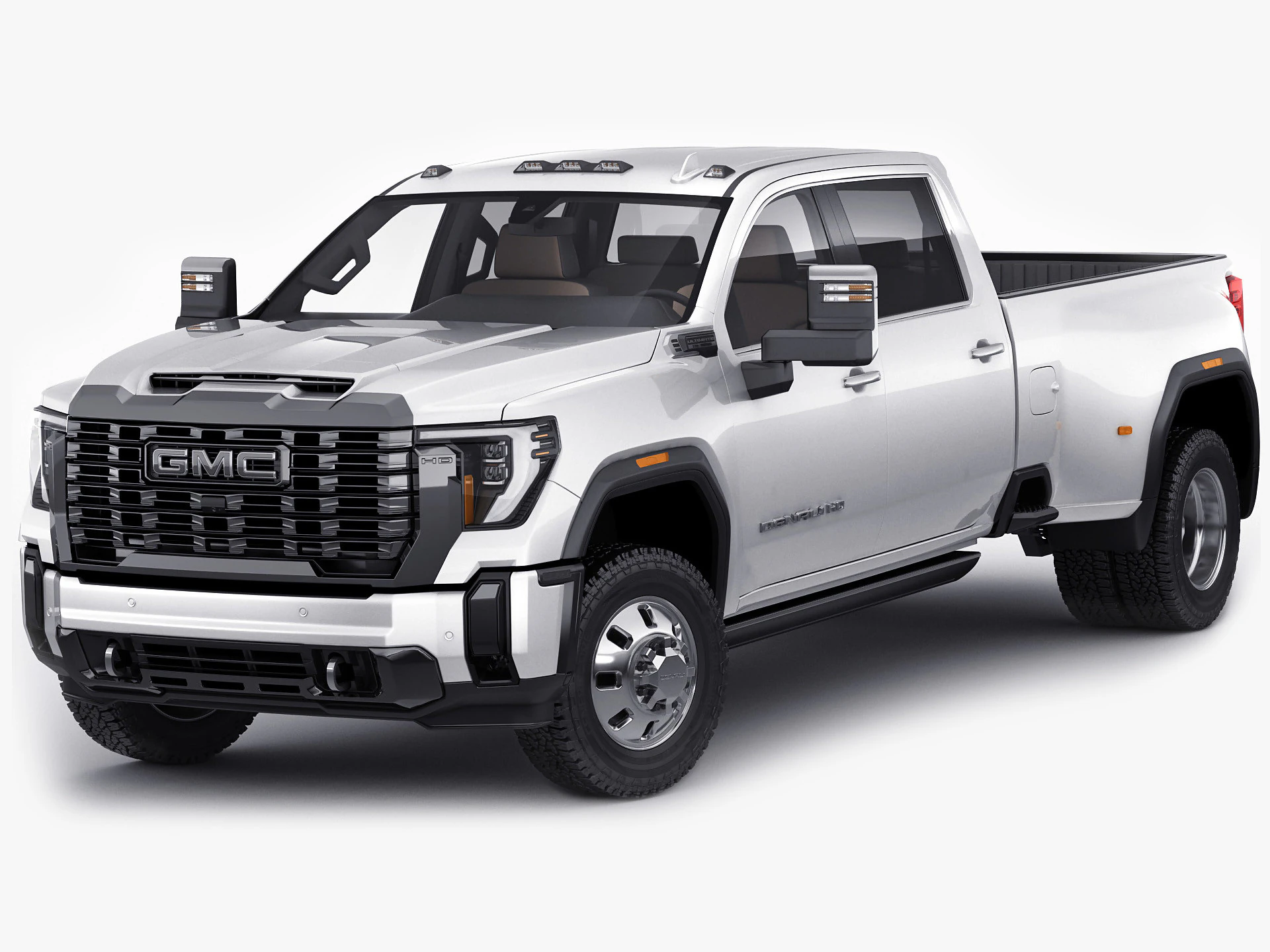 Pick-up Sierra 3500HD Dually Denali Ultimate 2024 3D Model .c4d .max .obj .3ds .fbx .stl .blend 