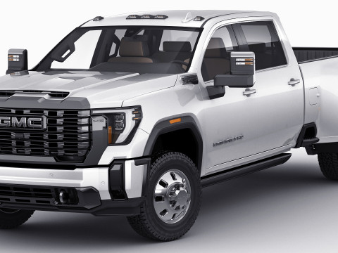 Pick-up Sierra 3500HD Dually Denali Ultimate 2024 Modèle 3D