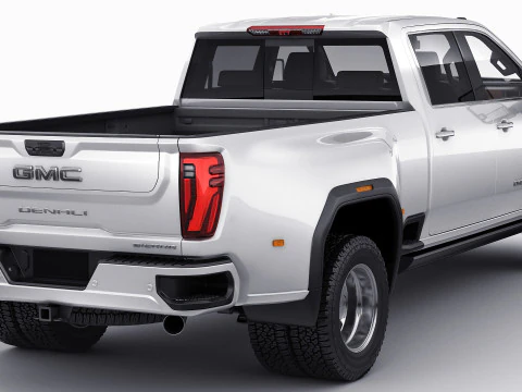 Pick-up Sierra 3500HD Dually Denali Ultimate 2024 3D Model