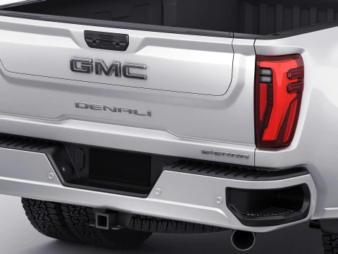 Pick-up Sierra 3500HD Dually Denali Ultimate 2024 3D Model