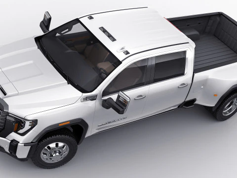 Pick-up Sierra 3500HD Dually Denali Ultimate 2024 3D Model