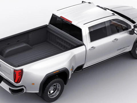 Pick-up Sierra 3500HD Dually Denali Ultimate 2024 3D Model