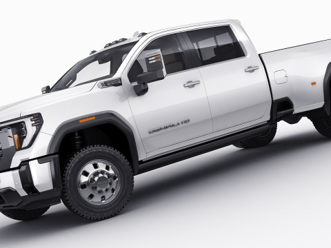 Pick-up Sierra 3500HD Dually Denali Ultimate 2024 Modèle 3D