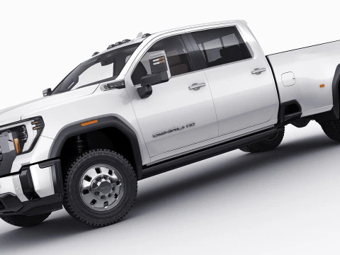 Pick-up Sierra 3500HD Dually Denali Ultimate 2024 3D Model