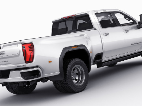 Pick-up Sierra 3500HD Dually Denali Ultimate 2024 Modèle 3D