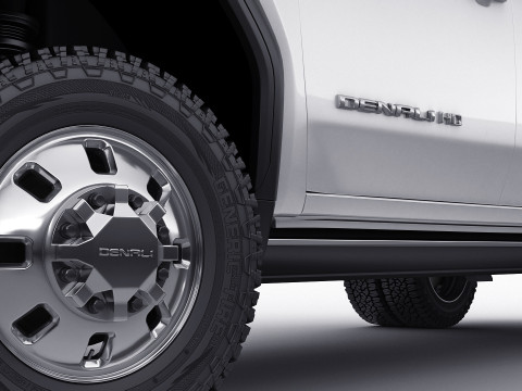 Pick-up Sierra 3500HD Dually Denali Ultimate 2024 Modèle 3D
