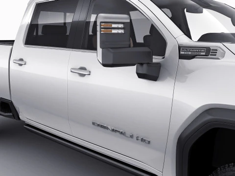 Pick-up Sierra 3500HD Dually Denali Ultimate 2024 3D Model