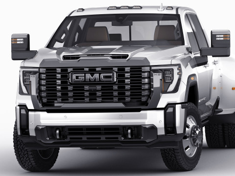 Pick-up Sierra 3500HD Dually Denali Ultimate 2024 Modèle 3D