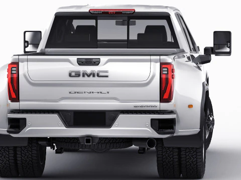 Pick-up Sierra 3500HD Dually Denali Ultimate 2024 3D Model
