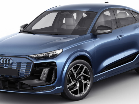 Audi Q6 Sportback e-tron 2025 3Dモデル