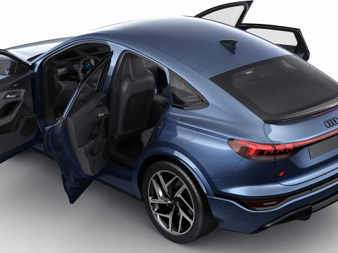 Audi Q6 Sportback e-tron 2025 3D Model