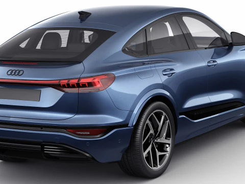 Audi Q6 Sportback e-tron 2025 3D Model