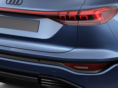 Audi Q6 Sportback e-tron 2025 3D Model