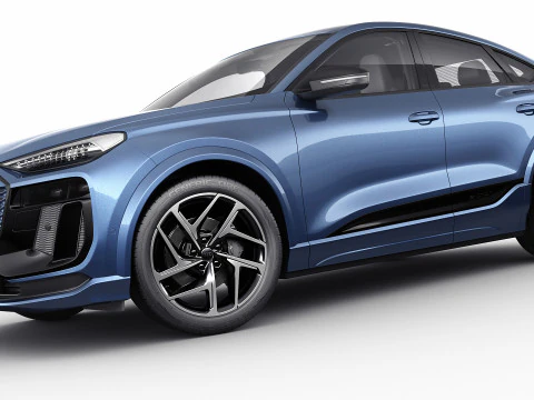 Audi Q6 Sportback e-tron 2025 3D Model