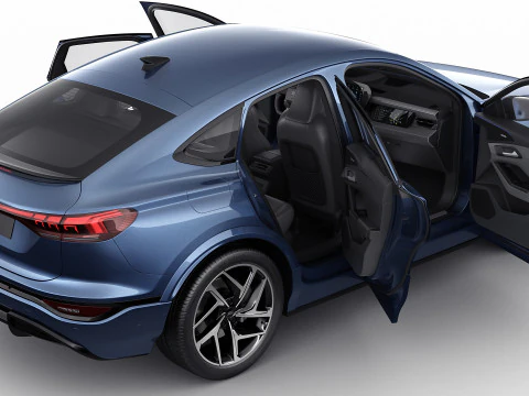 Audi Q6 Sportback e-tron 2025 3D Model
