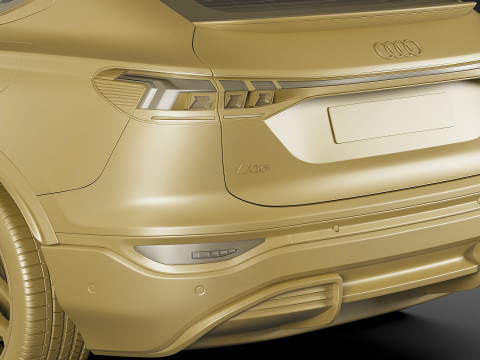 Audi Q6 Sportback e-tron 2025 3Dモデル