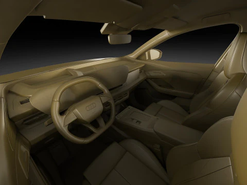 Audi Q6 Sportback e-tron 2025 3D Model