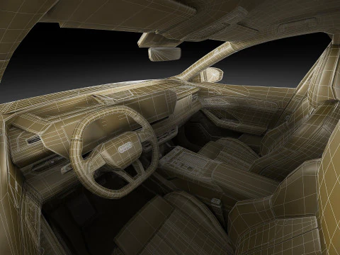 Audi Q6 Sportback e-tron 2025 3D Model