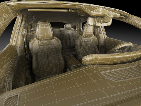 Audi Q6 Sportback e-tron 2025 3Dモデル