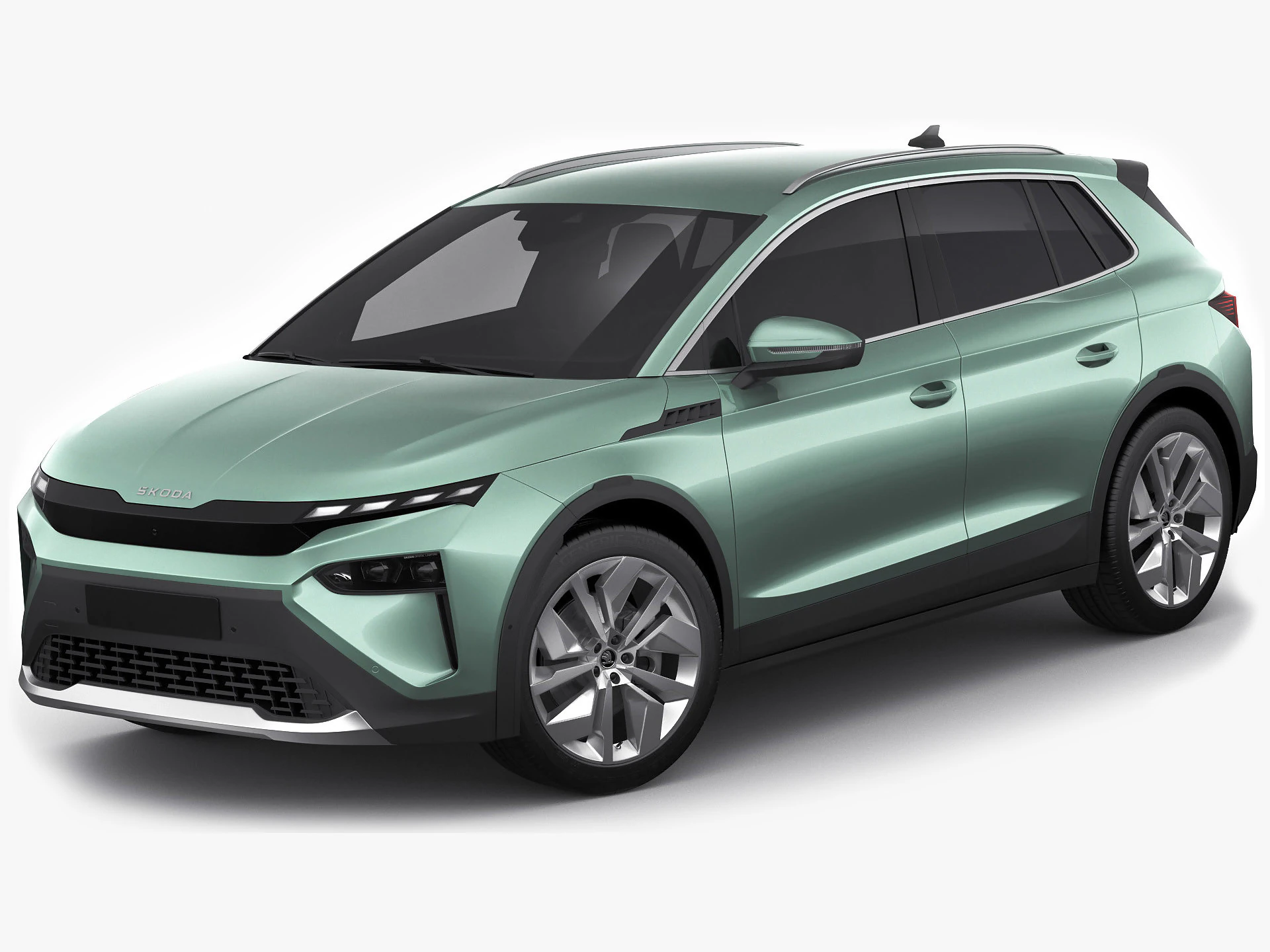 Skoda Elroq 2025 3D Model .c4d .max .obj .3ds .fbx .stl .blend
