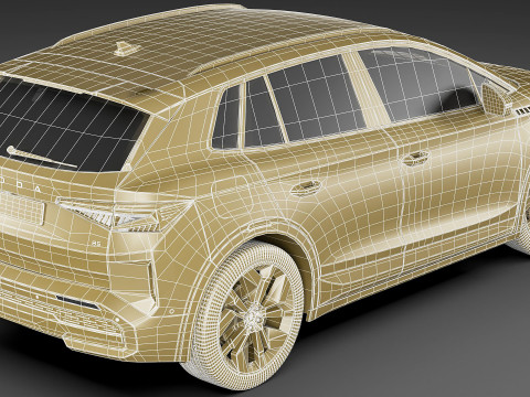 Skoda Elroq 2025 3D Model