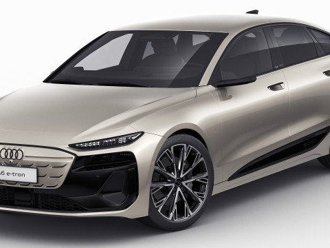 Audi A6 e-tron sportback 2025 3D-Modell