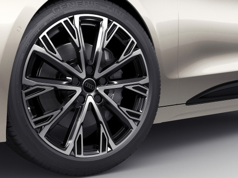 Audi A6 e-tron sportback 2025 3D-Modell