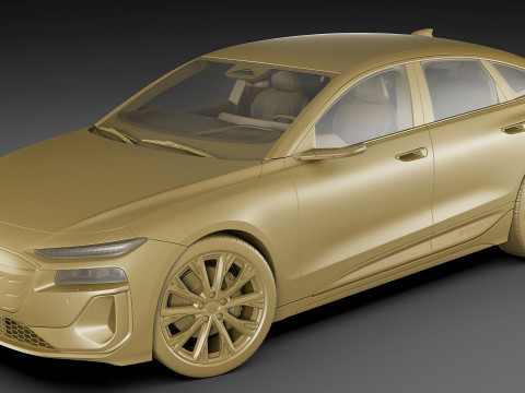 Audi A6 e-tron sportback 2025 3D-Modell