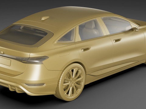 Audi A6 e-tron sportback 2025 3D-Modell