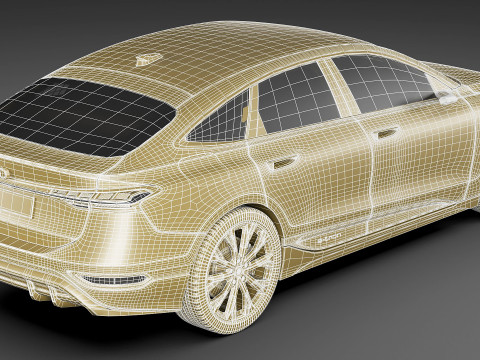Audi A6 e-tron sportback 2025 3D-Modell