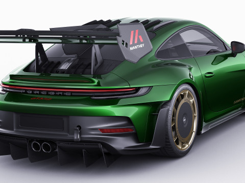Porsche 911 GT3 RS 992 Manthey Kit 2025 Modelo 3D